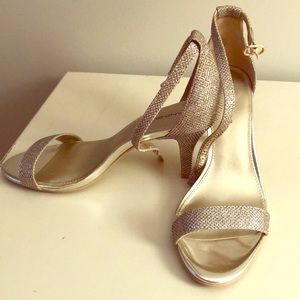 Bandolino Gold Dress Sandals